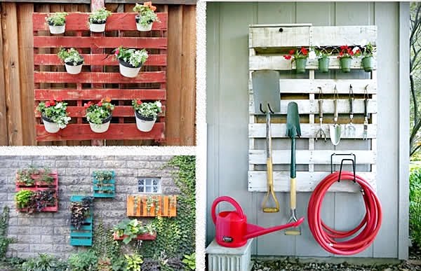 Jardinagem no palete Jardinagem no palete